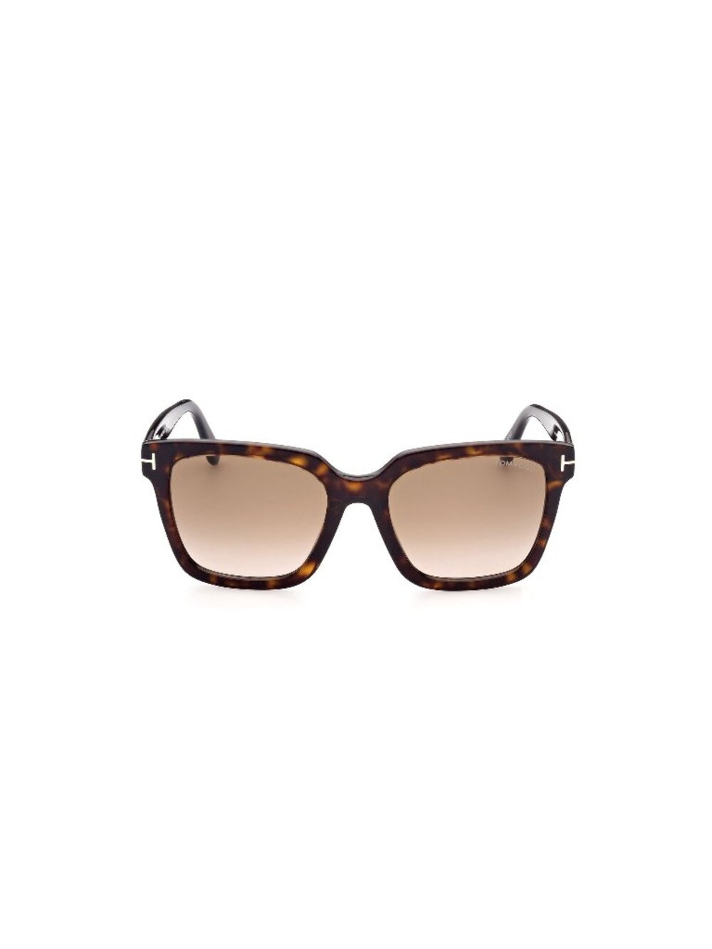 New Tom Ford Women's Sunglasses Havana Square Brown Lens Acetate Frame FT0952 55
